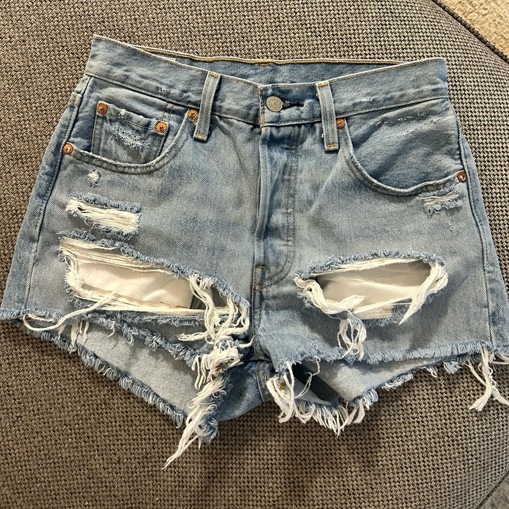 Levi women’s shorts from free people.
